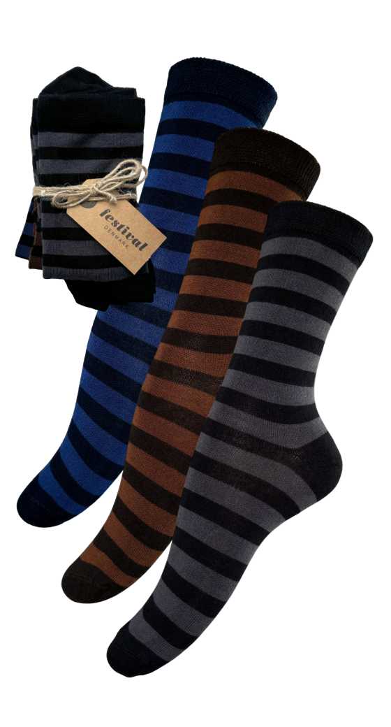 Festival Bamboo socks Striped